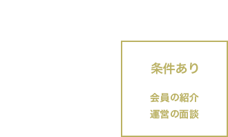 一般的なギャラ飲みサービス 条件なし 男性なら誰でも利用OK／COCO 条件あり 会員の紹介・運営の面談